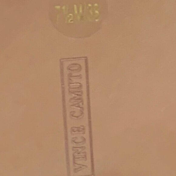 Vince Camuto Halissa Suede Bootie Womens 7.5M/38 Beige #324E - Picture 11 of 11